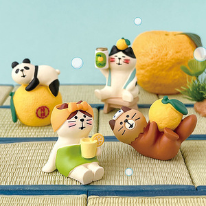 Cute Cat Figurine Resin Animal Shape Home Decoration Artistic Desktop Gift - Product Image 2