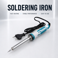 Fer à souder électrique 100W, prise EU, chauffe rapide, pointe fine, outil de soudage filaire pour réparation de circuits imprimés électroniques et bricolage