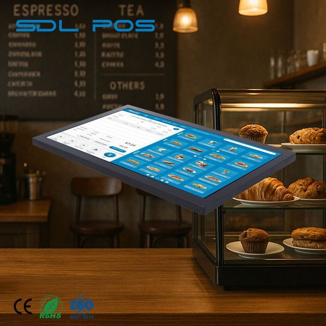Fast Order Processing Microphone Interface Built-In Speaker 21.5 Inch Restaurant Kitchen High Resolution Sdlpos Kds