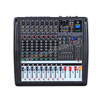 Console de mixage audio amplifiée GT-8700 avec balayage de fréquence, 8 canaux, haute puissance 700W*2CH, 99 effets DSP, double égaliseur 7 bandes, alimentation fantôme 48V et filtre passe-bas