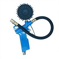 Pistolet de gonflage de pression des pneus personnalisable avec fonction de soufflage d'outils de véhicule Jauge de gonflage OEM Type de support Perceuse pneumatique