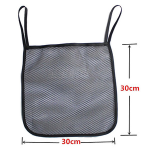 Bolsa de almacenamiento de malla para cochecito de bebé, 30x30cm, plegable, negra, para accesorios de cochecito con paraguas - Product Image 2