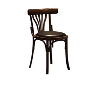 Combinaison table et chaises en bois massif rustique pour cafés, restaurants, salons de thé
