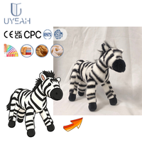 Uyeah CPC/CE OEM/ODM Fabrication sur mesure de poupées chevaux en peluche mignonnes, animaux en peluche doux personnalisés, jouet zèbre en peluche, cadeau pour enfant