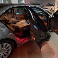 Kit d'éclairage d'ambiance adaptable pour Mercedes Benz Classe C W204 2007-2010, compatible OEM, éclairage des aérateurs et panneaux de porte, 20 LED arc-en-ciel