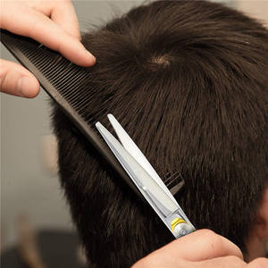 Ciseaux de coiffure Inoue Kazaki 6 pouces, ciseaux plats en acier inoxydable, pointe acérée, manche long professionnel, queue dorée - Product Image 4