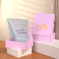 Caja de Cartón Corrugado para Envíos de Ropa Blanca con Logotipo Personalizado para Cuidado Personal y Ropa Interior