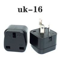 Adaptateur de prise UK vers IEC320 C14 10A250V Angleterre vers PDU Iec320 Adaptateur de prise de courant électrique mâle