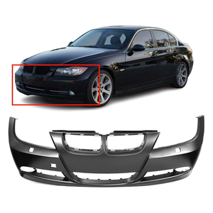 Pour BMW Série 3 Pare-chocs avant pour 2006-2008 (323/325/328/330/<span class=keywords><strong>335</strong></span> I/xi) - Neuf Apprêté Prêt à la peinture, Avec trous pour feux de brouillard - Product Image 2