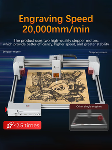 <span class=keywords><strong>Machine</strong></span> de gravure et de découpe CNC à double laser Yeelaser JL9, programmable, facile à utiliser pour le bois, le cuir, le métal, le tissu, le plastique - Product Image 3
