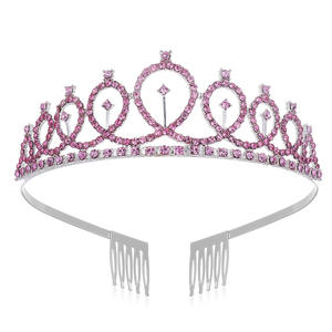 มงกุฎเพชรประดับผมสำหรับงานวันเกิด สไตล์หวานหรูหรา ทำจากโลหะผสม เหมาะสำหรับเด็กผู้หญิง - Product Image 5