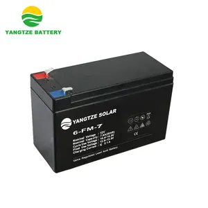 Yangtze Gratis Onderhoud Met Msds 12V 7ah Lood-zuur Batterij