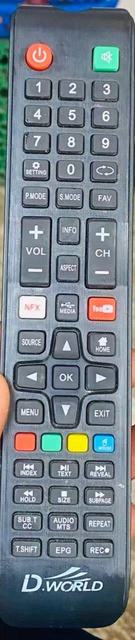 Universal Smart TV Remote Control for Samsung HDTV Home Appliance AAA Battery 8-10m Range Automatic Function Anti-Shock Feature