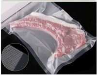 Rouleau de sacs de conservation alimentaire en nylon aseptique, sac de congélation sous vide personnalisé pour saucisses, sac de scellage sous vide gaufré pour l'emballage alimentaire