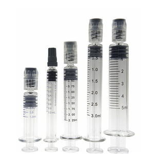 <span class=keywords><strong>Jeringa</strong></span> de vidrio de borosilicato para llenado de aceite 1ml 3ml 5ml con Luer Lock y émbolo de metal/plástico, <span class=keywords><strong>jeringa</strong></span> concentradora - Product Image 4