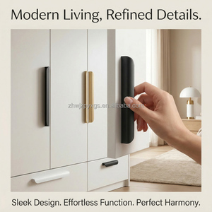 <span class=keywords><strong>Poignée</strong></span> de tirage en alliage d'aluminium noir de 23 mm, style européen, pour armoire de <span class=keywords><strong>cuisine</strong></span>, tiroir, quincaillerie de meubles durable, vente chaude - Product Image 4