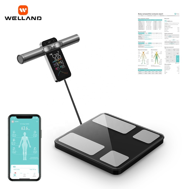 Wireless Digital Body Fat Scale BMI Display TFT Colorful Glass Platform OEM/ODM Customizable Small Electronic Weighing 180kg