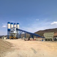Centrale à béton fixe pour mélange humide HZS50 HZS60 HZS90 HZS120 – Ligne de production de béton pour barrages, ponts et usines