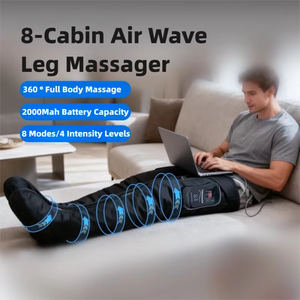 Botas de Compresión de Aire de 8 Cámaras para Terapia de Recuperación, Masajeador de Piernas para la Circulación Sanguínea - Product Image 2