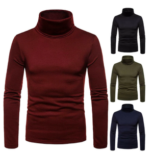 Camicia a maniche lunghe con ghetta al collo alto all'ingrosso biancheria intima a collo alto modale da <span class=keywords><strong>uomo</strong></span> - Product Image 2