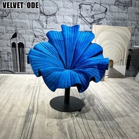 Fauteuil Lounge Bloom Easy Stylish Petal - Siège d'appoint en velours design confortable pour les espaces domestiques contemporains