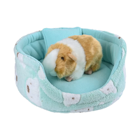Tapis de couchage en polaire et flanelle douce, spécialement conçu pour les hamsters, les cochons d'Inde et les petits animaux domestiques
