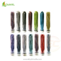 Ecannal 30ml 40ml 50ml 70ml 80ml 100ml Bouteille en plastique transparente PET Tube mince avec bouchon à vis pour bonbons Grains de café