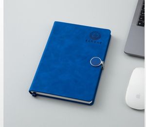 Cuaderno promocional de cuero PU con logotipo personalizado tamaño A5, diario de bolsillo, cuaderno de costura con hebilla pequeña, cuaderno promocional con <span class=keywords><strong>cambio</strong></span> de Color - Product Image 4