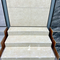 Matériaux de construction, prix bas, meilleure qualité, carrelage en porcelaine pleine masse effet marbre 470x1200mm pour marches d'escalier