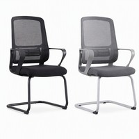Chaise de bureau ergonomique moderne à dossier haut pivotante et réglable en hauteur, avec dossier en maille respirante, pour cadres