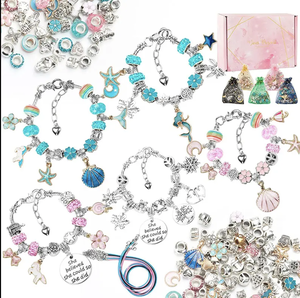 Tùy Chỉnh 118Pcs Hot Bán Cô Gái Trẻ Em Vòng Đeo Tay Set Quyến Rũ Hạt Set Vòng Đeo Tay Làm <span class=keywords><strong>Kit</strong></span> - Product Image 2