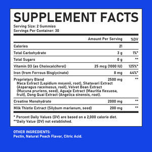 Nouveauté : Gummies pour les fesses pour femmes, 60 unités, complément alimentaire naturel pour la croissance musculaire et l'amélioration des fessiers - Product Image 2