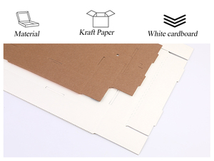 กล่องบรรจุภัณฑ์กระดาษคราฟท์สำหรับพิซซ่าอาหารใช้สั่งได้ - Product Image 2