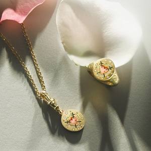 Yiwu DAICY новый дизайн в форме монеты Таро ожерелье из нержавеющей стали 18-каратное золото ожерелье Таро для женщин ювелирные изделия подарок - Product Image 3