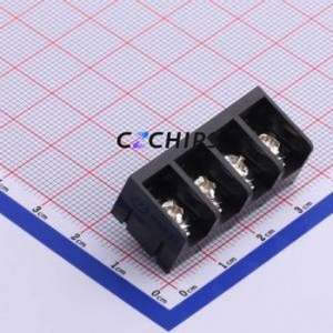 HB825-8.25-4P Barrier Terminal Block Through hole Component (THT),P=8.25mm Connector Three Sides 8.25mm 1x4P Straight Pin - Product Image 1
