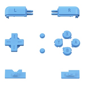 L/R A/B D-Pad Button Set for NDSL Console - Premium Quality Full Buttons Kits for <b>Nintendo</b> DS Lite - Product Image 5