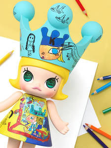 Popmtra - Figura de Acción Original al por Mayor de Mart Mega Royal Molly, Estilo Infantil, 400%, Colección de Juguetes, Modelo Sorpresa, Regalo - Product Image 5