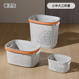 Moderno 85L grande <span class=keywords><strong>cesto</strong></span> della biancheria in plastica ventilato Design multiuso per abbigliamento <span class=keywords><strong>sporco</strong></span> bagno soggiorno elegante - Product Image 6