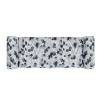 Banc de rangement sectionnel moderne à imprimé floral, personnalisable, adapté au salon, à la chambre et à l'entrée