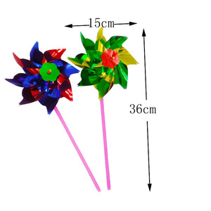 NUEVO Molino de Viento de Plástico, Molinillos Decorativos para Fiestas, Molinillos DIY para Niños, Juguete para Jardín, Decoración para Fiestas en el Césped - Product Image 4