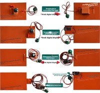 Flexibles Elektrisches Silikon-Gummi-Heizpad für 3D-Drucker Heizbett