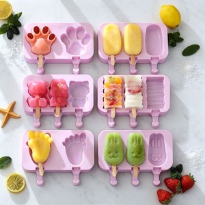 <span class=keywords><strong>Moule</strong></span> à glace en silicone pour la maison, pour bâtonnets glacés, glaçons et glaces <span class=keywords><strong>Magnum</strong></span>, en silicone de qualité alimentaire - Product Image 1