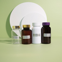 150cc Personnalisable Couleur Opaque Blanc Ambre Vert Bleu Médecine Utiliser Capsule Pilule Bouteille
