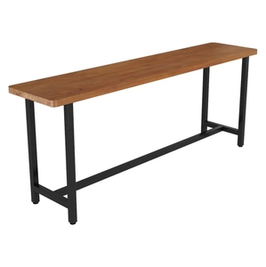 Tabouret de bar industriel rétro empilable, chaise haute de restaurant, tabouret de comptoir noir moderne en métal - Product Image 4
