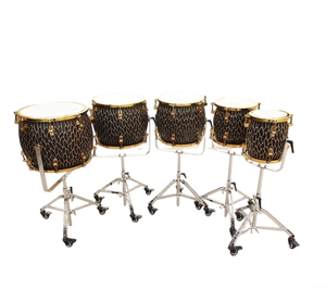 Instruments de percussion à cinq tons portables pour orchestre d'adultes et performance des enfants avec baguettes de batterie - Product Image 2