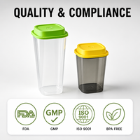 Gobelets à bulles en plastique PP carrés avec logo personnalisé, gobelets à smoothie jetables de 26 oz et 32 oz, gobelets à thé au lait avec couvercles pour thé au lait à bulles
