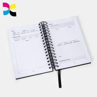 Carnet à spirale personnalisé haut de gamme pour cadeaux d'entreprise, événements promotionnels, fournitures de bureau, livraison rapide en gros, logo personnalisé