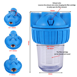 Chất lượng cao 5-inch Lọc nhà ở với lưới lọc Cartridge nước trong suốt Lọc Nhà ở cho hệ thống RO - Product Image 6