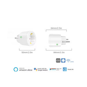 Fabricante Smart EU Plug Homekit Wifi Mesh 20A 16A Firmware personalizado ESP32/8266 Chipset funciona con <span class=keywords><strong>Home</strong></span> Assistant a través de MQTT - Product Image 3