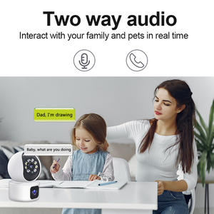 3MP trong nhà HD Dual-stream video Camera 360 xoay hình người theo dõi 30 giây tự động thiết lập lại phát hiện không dây PTZ camera - Product Image 6